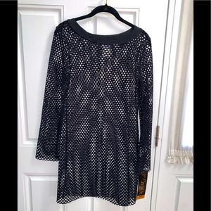 Bahia Bathing Suit Coverup size S Black